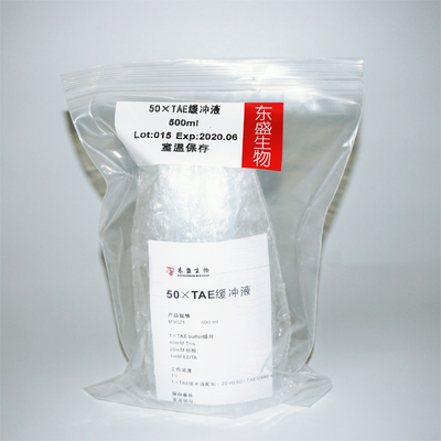 10× Tae Buffer Used In Gel-Elektroforese500ml Transparante Kleur